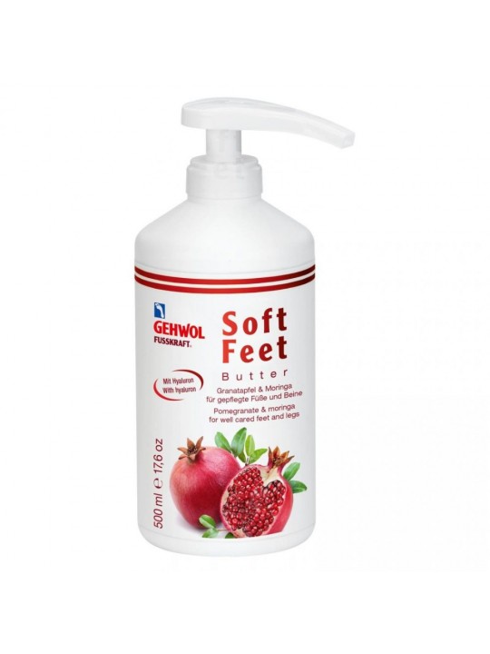 GEHWOL SOFT FEET Fuß- und Beinbutter mit Granatapfelextrakt 500 ml