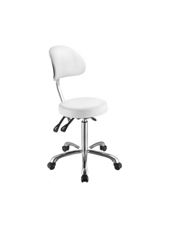 1025B White cosmetic stool