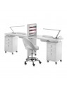 309 SQUARE Two-station nailbar with dust collectors