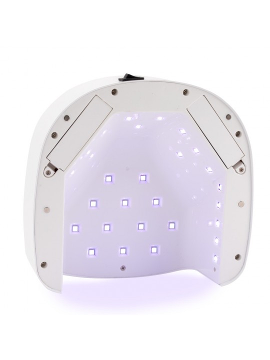 Rechargeable mobile nail lamp dual UV/LED 60W