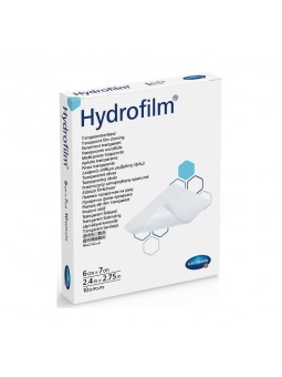 HARTMANN Hydrofilm 6cm x 7 cm - specializuota lipni tvarsčių pakuotė. 10 vnt