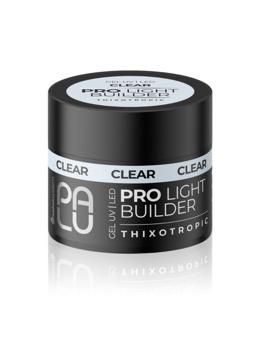 Palu Gel Pro Light Builder Thixotropic Clear UV/LED - Többfunkciós építőzselé körömformázáshoz 12g