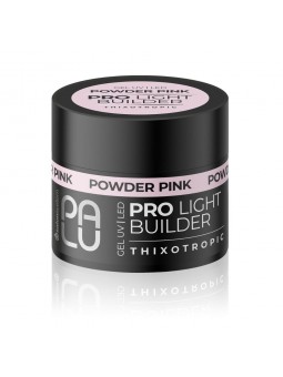 Palu Gel Pro Light Builder Thixotropes Puder Pink UV/LED - Multifunktionales Aufbaugel für das Nagelstyling 12 g