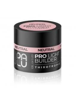 Palu Gel Pro Light Builder Thixotropes Neutral UV/LED - Multifunktionales Aufbaugel für das Nagelstyling, 45 g