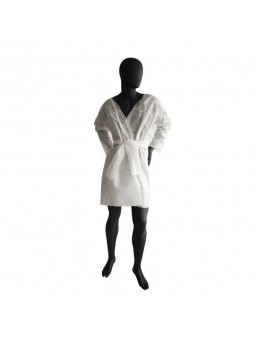 Disposable non-woven bathrobe 5 pcs.