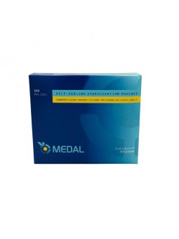Medal Foil and paper bags for sterilization, size 57x100