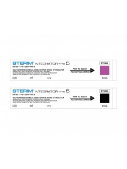 Sterim Chemical Test Class 5 250 vnt PVM 8% - Lipnus cheminis testas sterilizacijai garais