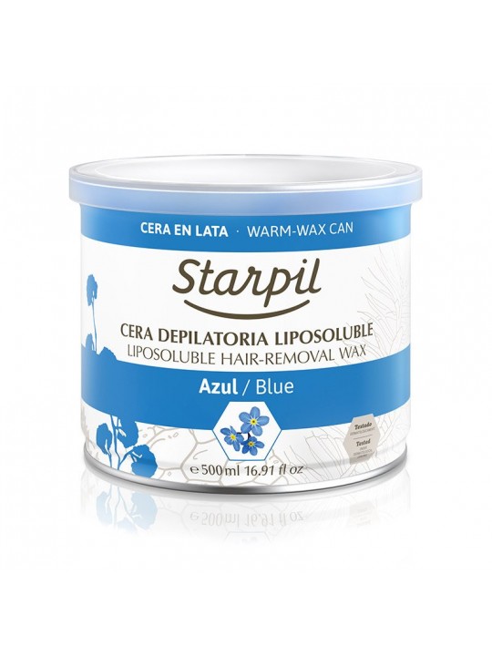 STARPIL Enthaarungswachs in einer Dose Azul 500 ml