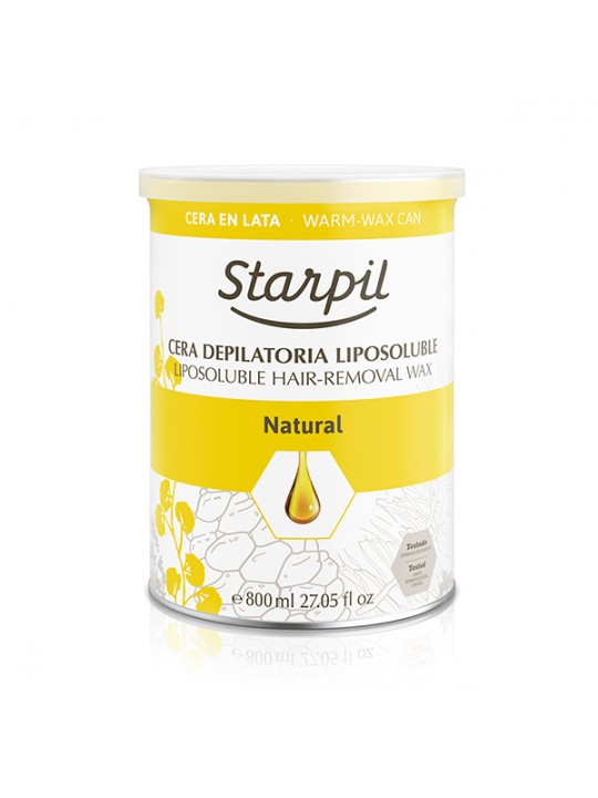 STARPIL Depiliacinis vaškas indelėje Natural 800ml