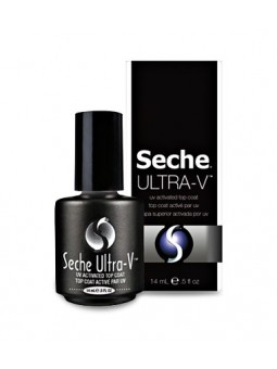 Seche Ultra-V Top Coat 14 мл - верхнє покриття для УФ-лампи