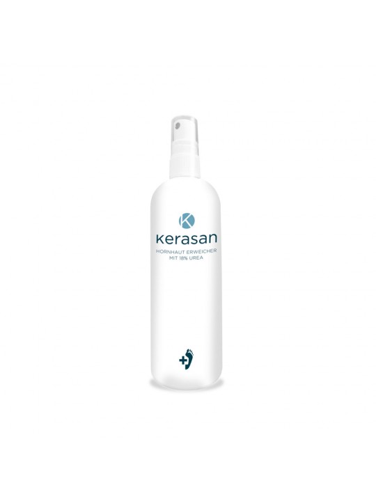 Kerasan Hornhaut Erweicher Mit 18 % Urea 200 ml -  Profesjonalny płyn do zmiękczania zrogowaciałego naskórka