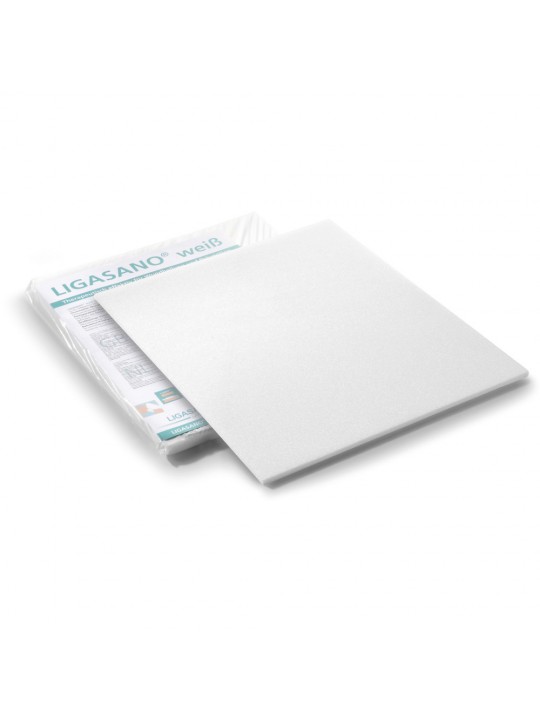 Ligasano weiße Tischplatte, Tamponade 59 x 49 x 1 cm