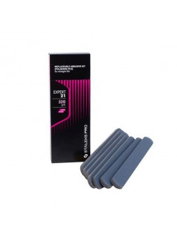 Staleks Zestaw nakładek wymiennych do pilnika prostego (szlifierz na spienionej bazie) EXPERT 21 320 grit (10 szt)*