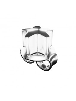 Stříbrné hvězdné náušnice Studex Plus