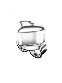 Studex Plus Silver Heart Earrings