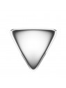 Studex Plus Silver Triangle Earrings