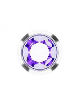 Studex Plus Alexandrite Earrings in Full Silver Setting