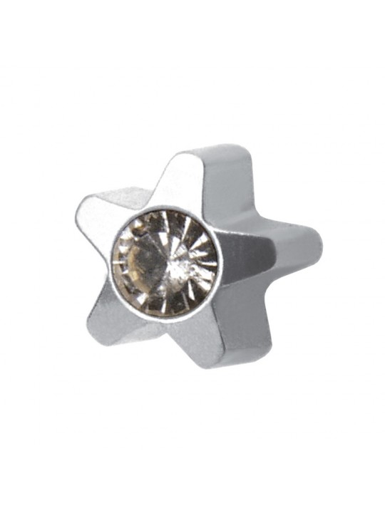 Studex Diamond Star Earrings Silver