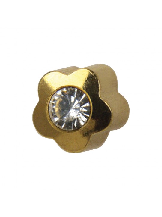Studex Diamond Flower Gold Earrings