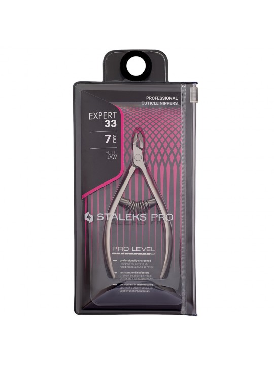 Clapetă pentru cuticule Staleks Professional EXPERT 33 de 7 mm