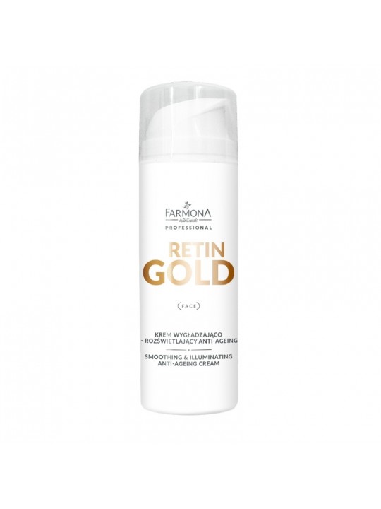 Farmona RETIN GOLD Lyginantis ir šviesinantis kremas nuo senėjimo 150ml