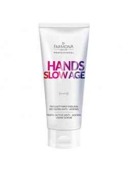 Farmona HANDS SLOWAGE Peeling tri-activ anti-îmbătrânire pentru mâini 200ml