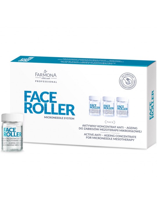 Farmona FACE ROLLER concentrat anti-îmbătrânire pentru tratamente de mezoterapie cu microace 5 x 5ml