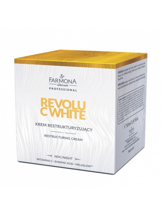 Farmona REVOLU C WHITE Restruktūrizuojantis naktinis kremas 50ml