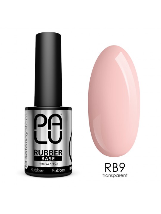 Palu Base 3in1 Rubber Base No. 9 Peach Pink - Building Rubber Base 11ml