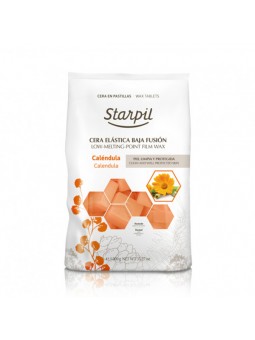 Starpil Calendula Wax Твердий і Еластичний Віск З Полімерами Кубики 1 кг