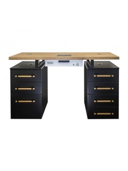 VENTO PRO Manikúra Moderno Duo 1 Desk Dřevěná deska s absorbérem