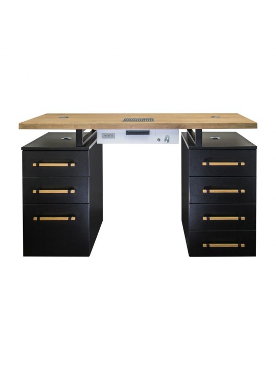 VENTO PRO Manikúra Moderno Duo 1 Desk Dřevěná deska s absorbérem