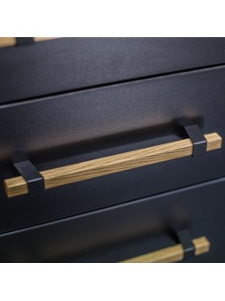 VENTO PRO Biurko Manicure Moderno Duo 1 Drewniany Blat Z Pochłaniaczem