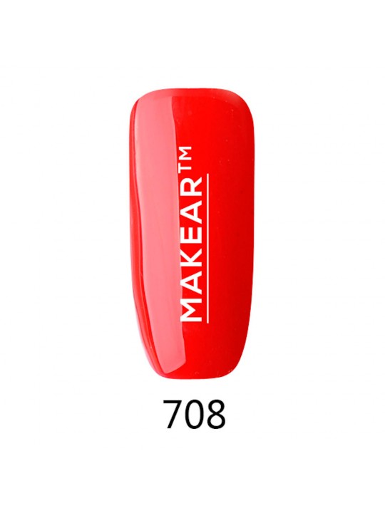 Лаки для нігтів Makear Hybrid 8 мл-Glamur 708