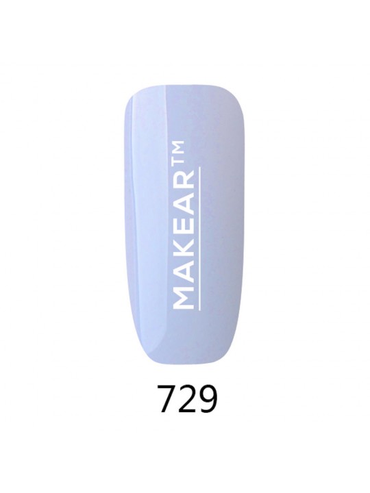 Лаки для нігтів Makear Hybrid 8 мл-Glamur 729
