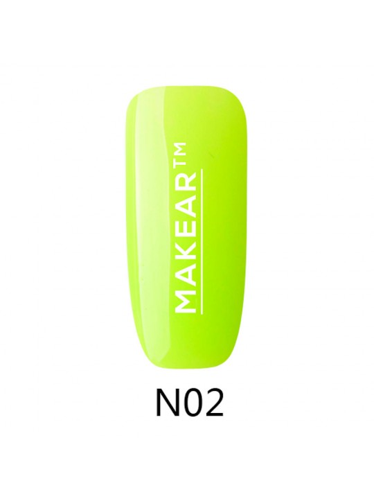 Гібридний лак для нігтів Makear 8 мл-Neon 02