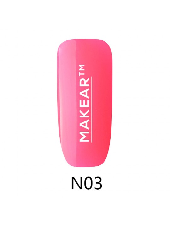 Гібридний лак для нігтів Makear 8 мл-Neon 03