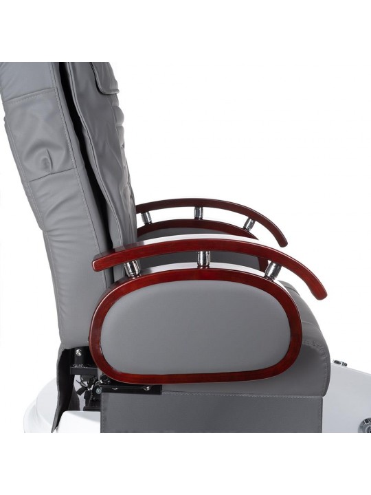 Педикюрне крісло з масажем BR-2307 Grey