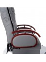 Педикюрне крісло з масажем BR-2307 Grey