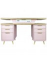 VENTO PRO Manicure SO SWEET pink desk with dust absorber