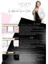 VENTO PRO Manicure SO SWEET pink desk with dust absorber