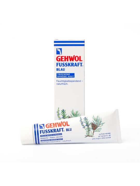 GEHWOL Fusskraft Blau - Balsam für trockene und müde Füße 125 ml