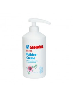 GEHWOL FUSSDEO-CREME crema puternic revigoranta pentru picioare, recipient de 500 ml cu dozaj.