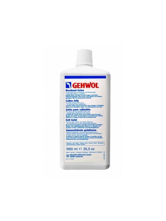 GEHWOL HORNHAUT-GELEE gel for softening calloused epidermis, 1000 ml container