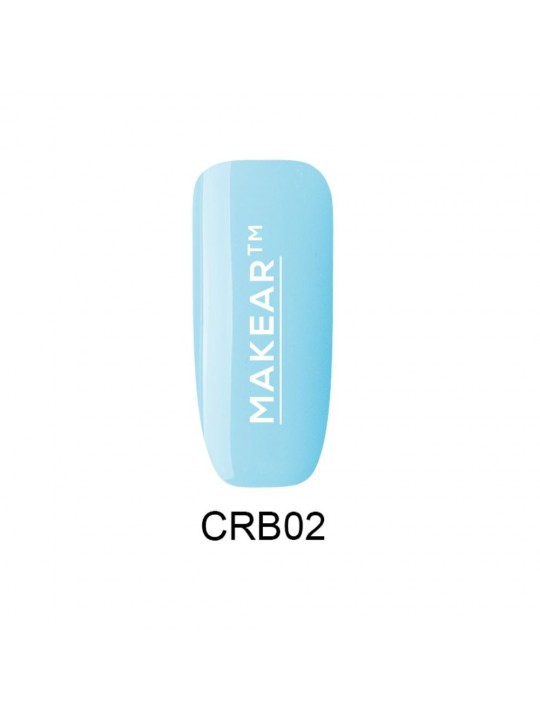 Makear Rubber Base Color Azzure - Bază de cauciuc colorată CRB02