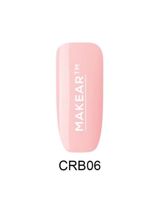 Makear Rubber Base Color Peach - Kolorowa Baza Kauczukowa CRB06