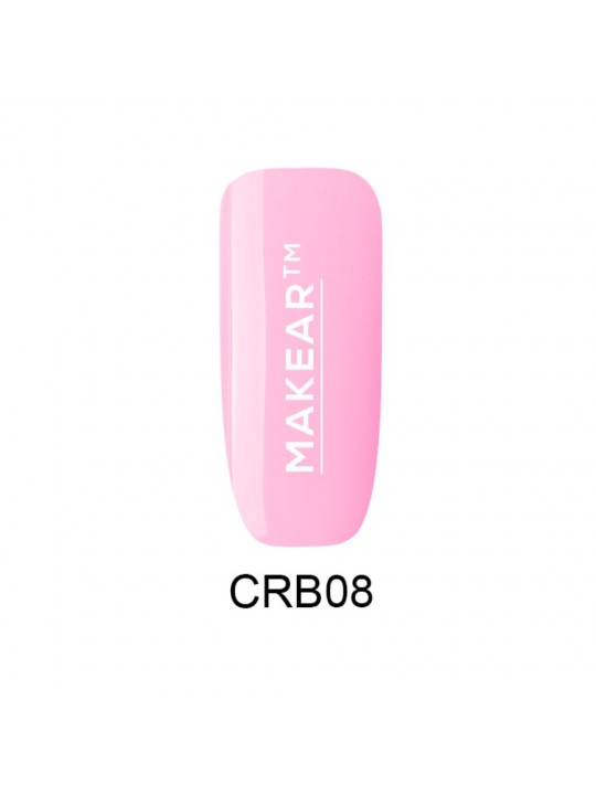 Makear Rubber Base Color Candy Pink - Kolorowa Baza Kauczukowa CRB08