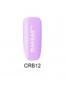 Makear Rubber Base Color Violet - Colored Rubber Base CRB12