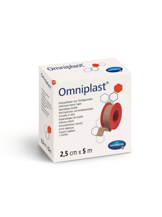 HARTMANN OMNIPLAST 2,5cm x 5m - klijuoti ant apskritimo