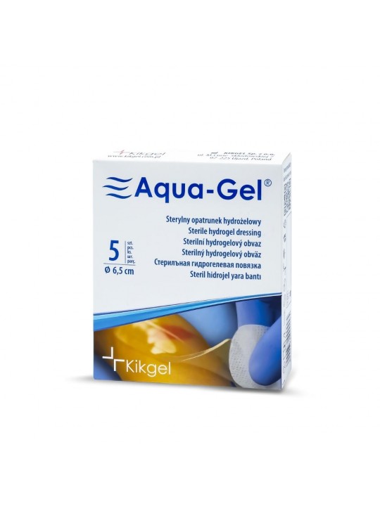 AQUA-GEL 6,5cm - sterilní hydrogelový obvaz 1 ks.